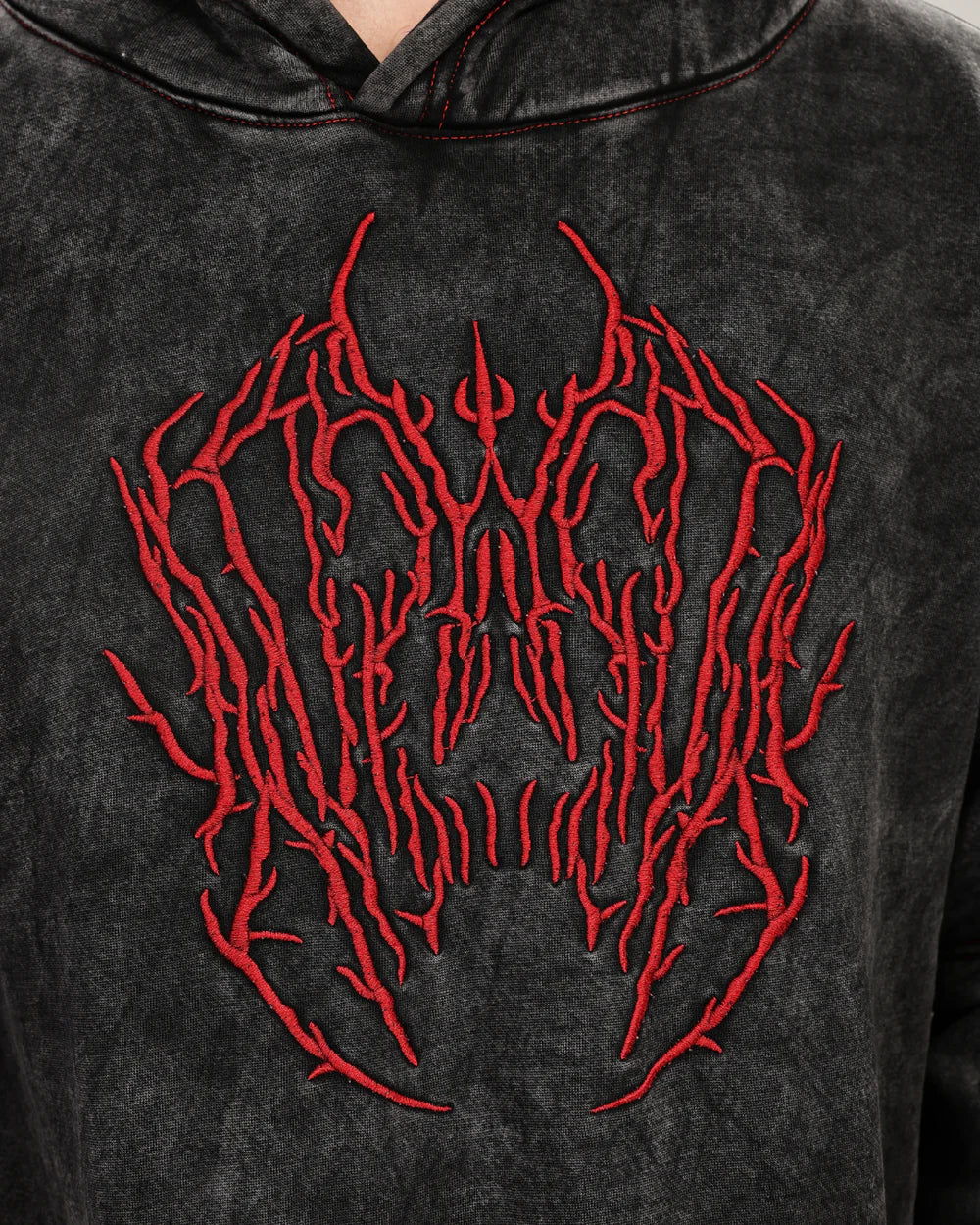 Bloodfire Acid Wash Hoodie