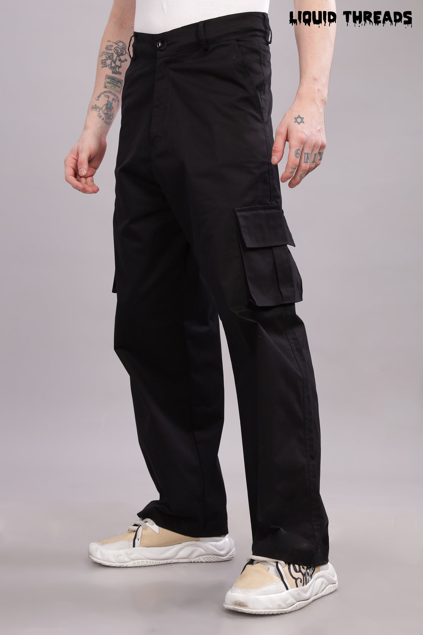 Black Cargo Pants