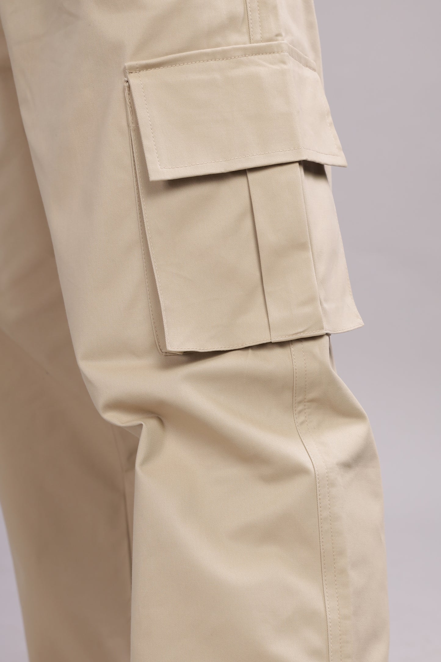 Beige Cargo Pants