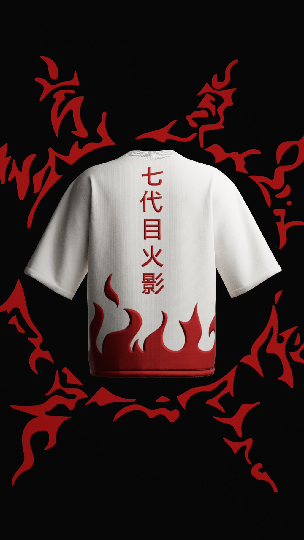 Naruto Hokage Oversized T-shirt