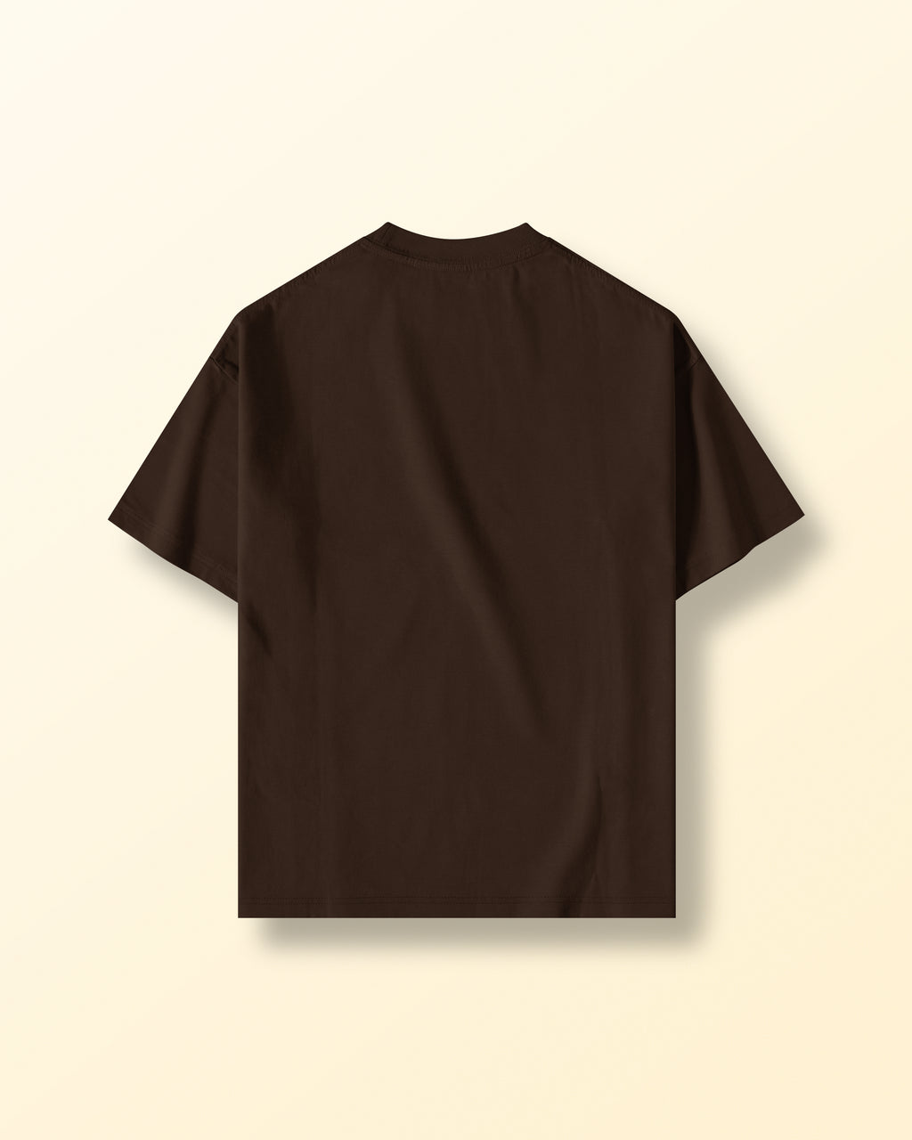 Mocha Basic Oversized T Shirt