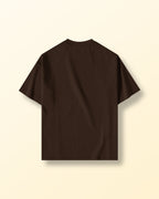 Mocha Basic Oversized T Shirt