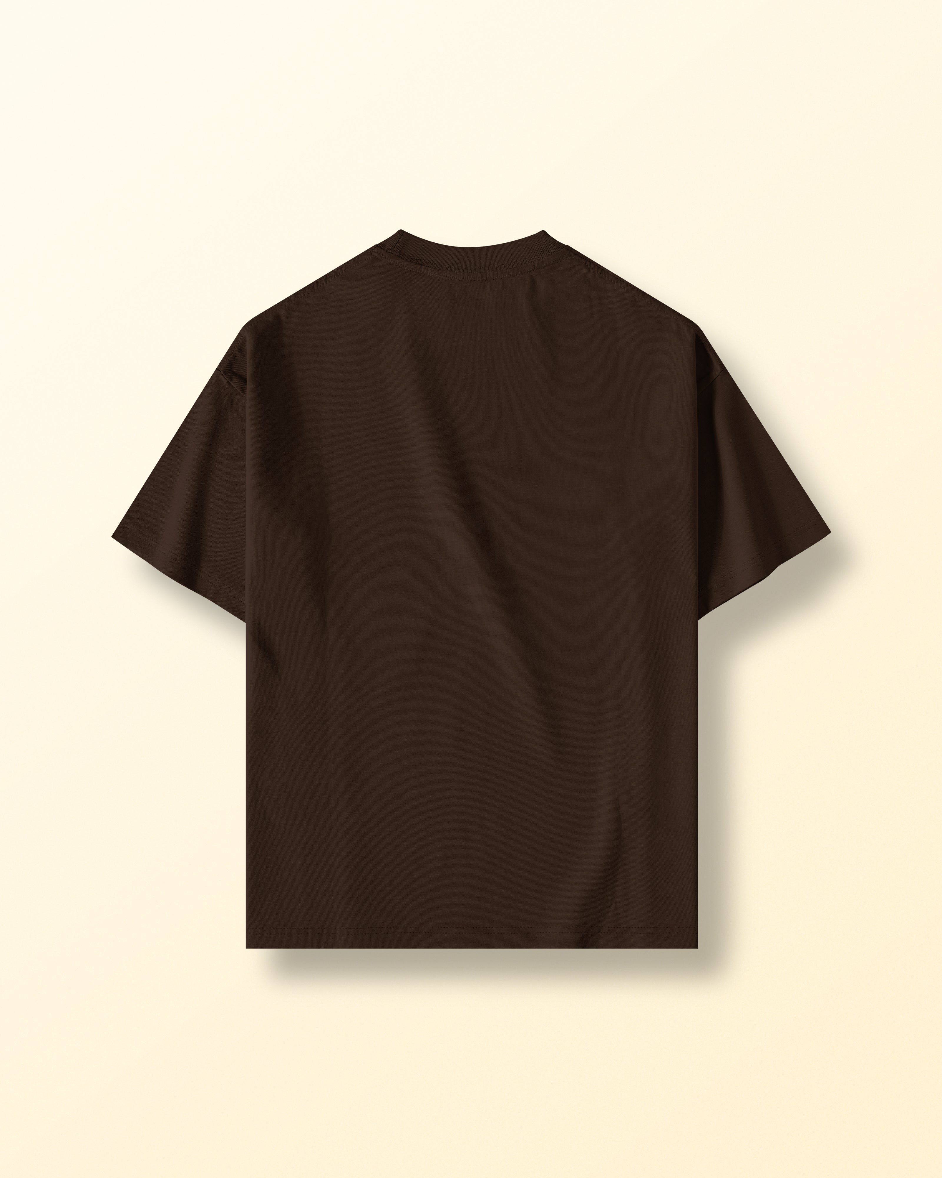 Mocha Basic Oversized T Shirt