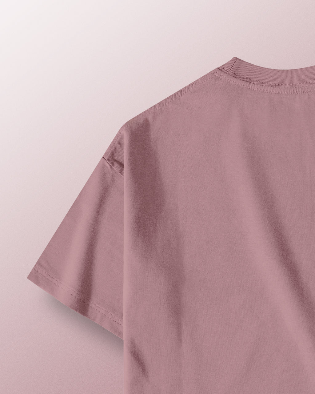 Mauve Basic Oversized T Shirt