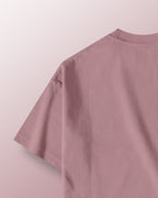 Mauve Basic Oversized T Shirt