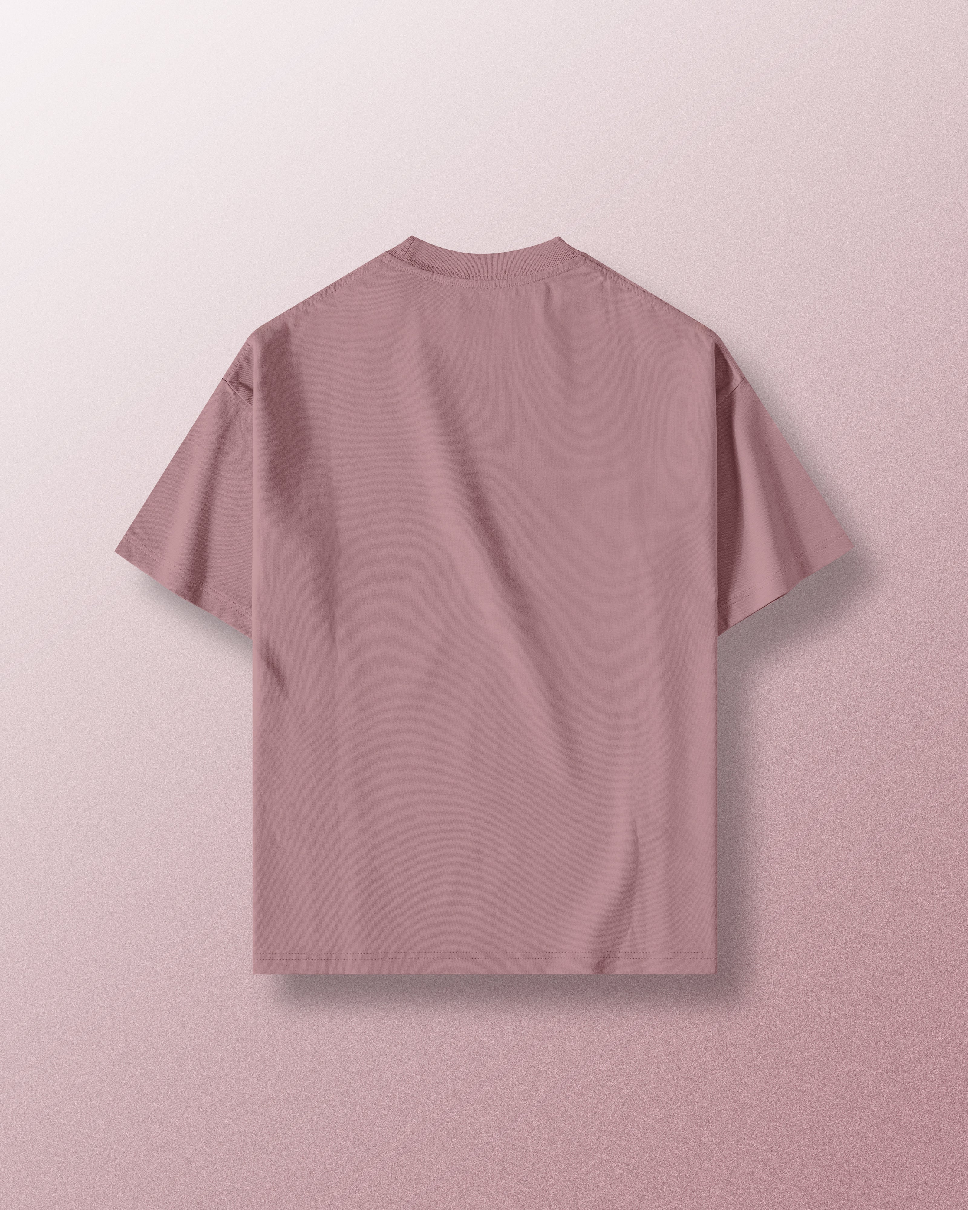 Mauve Basic Oversized T Shirt