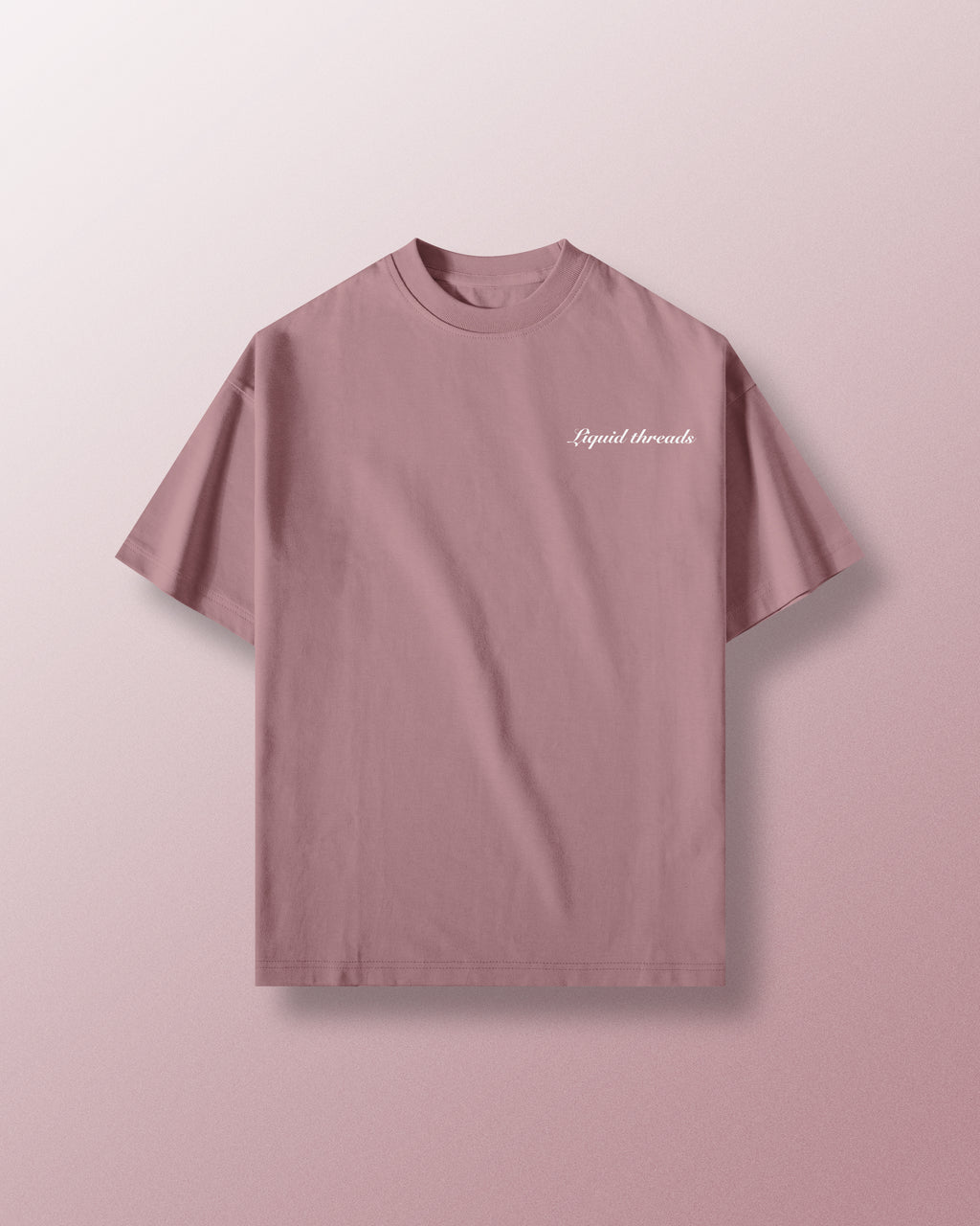 Mauve Basic Oversized T Shirt