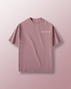 Mauve Basic Oversized T Shirt