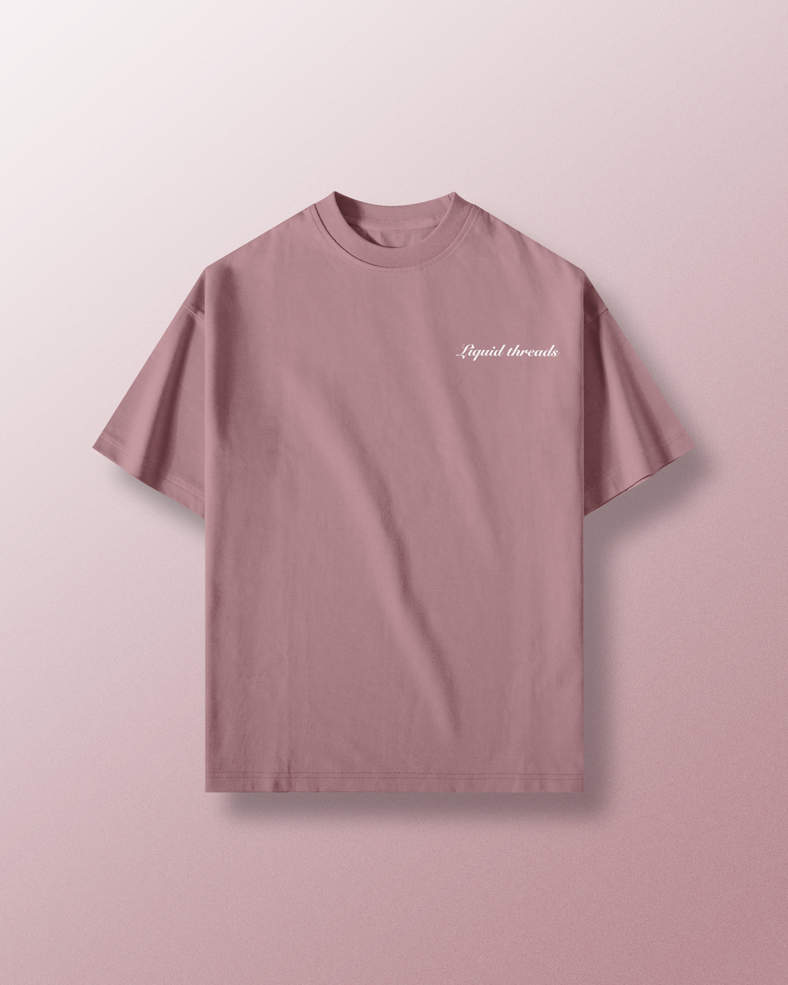 Mauve Basic Oversized T Shirt
