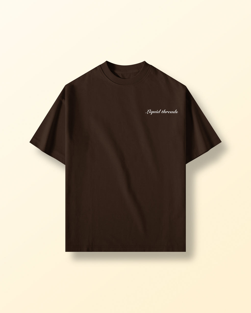Mocha Basic Oversized T Shirt