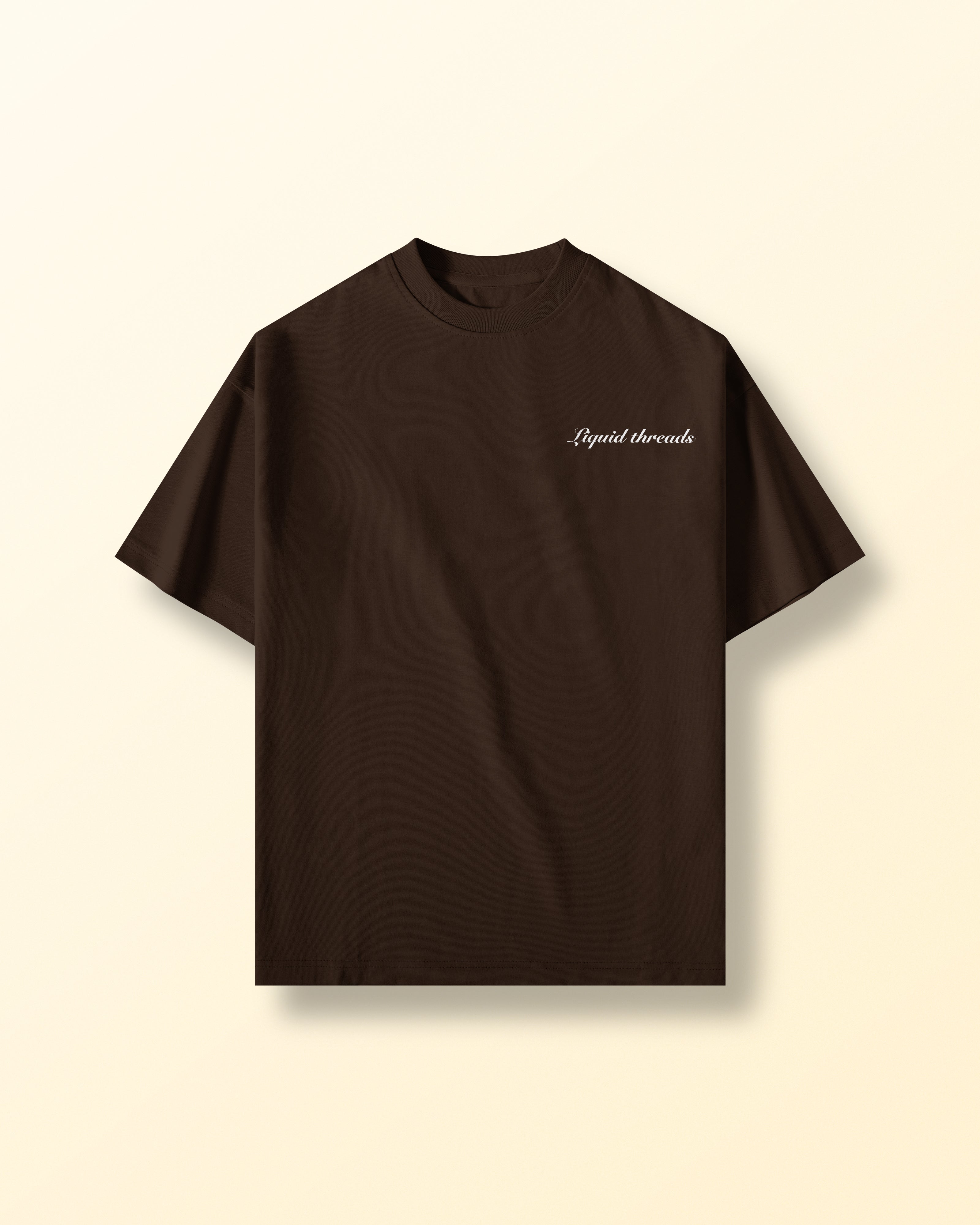 Mocha Basic Oversized T Shirt