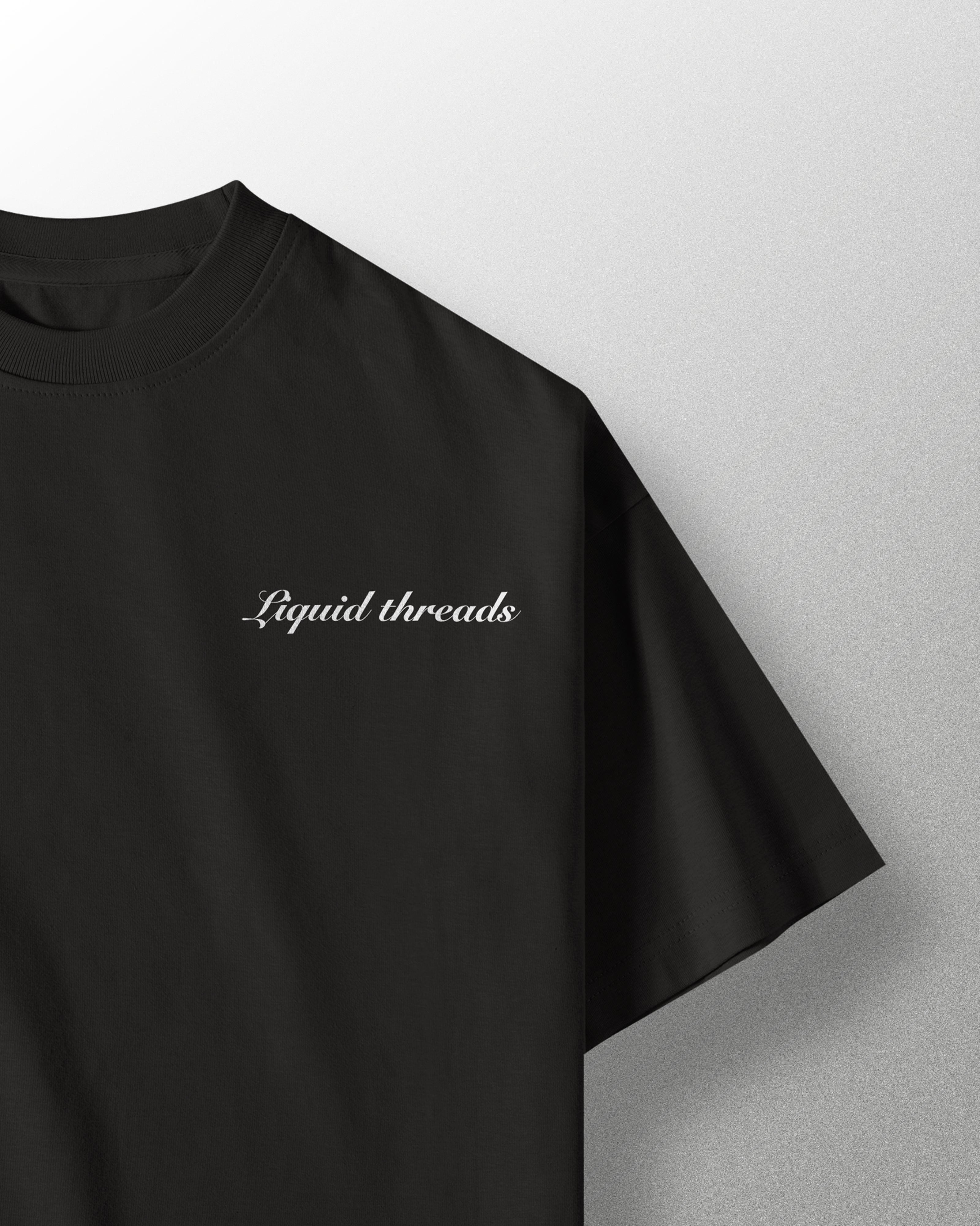 Black Basic Oversized T Shirt