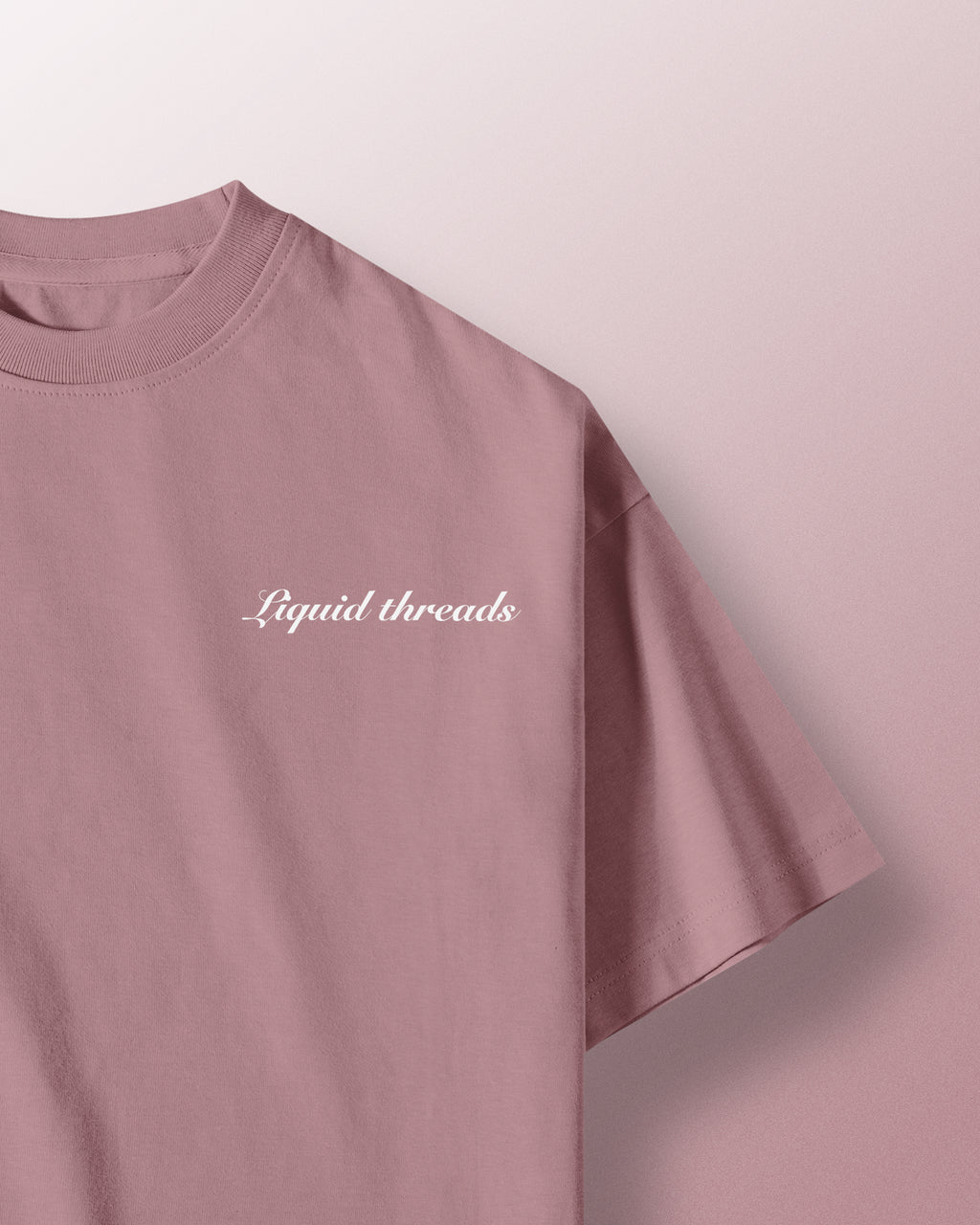 Mauve Basic Oversized T Shirt