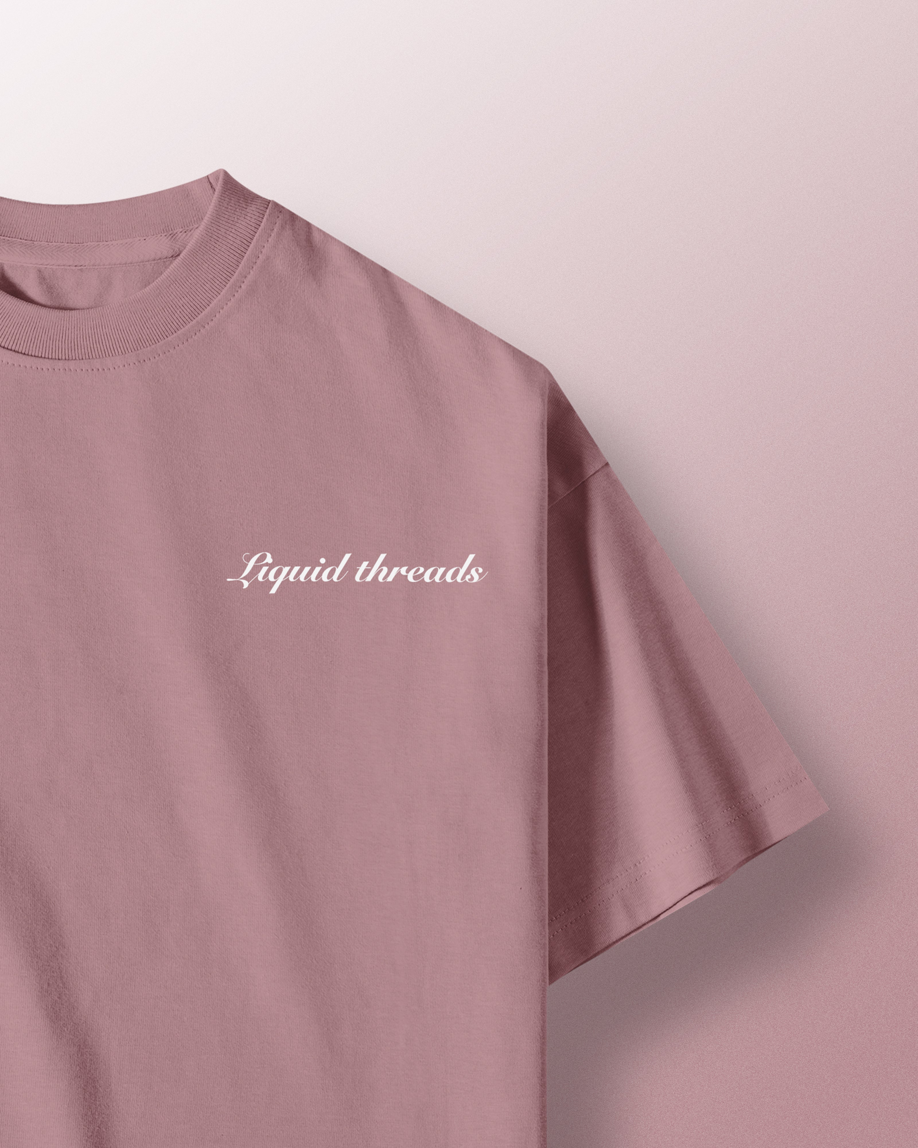 Mauve Basic Oversized T Shirt
