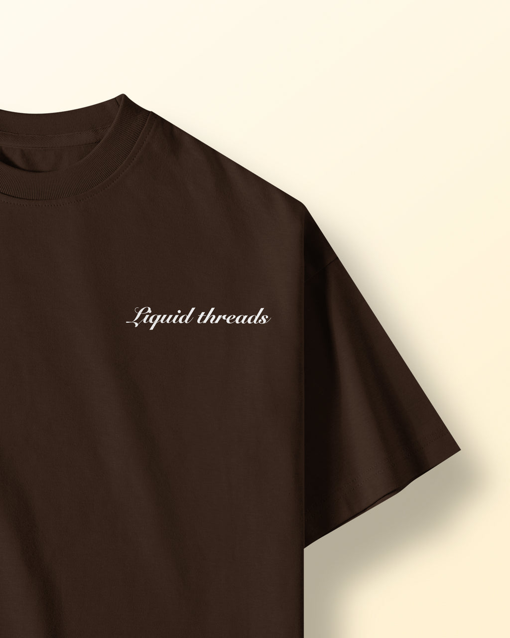 Mocha Basic Oversized T Shirt