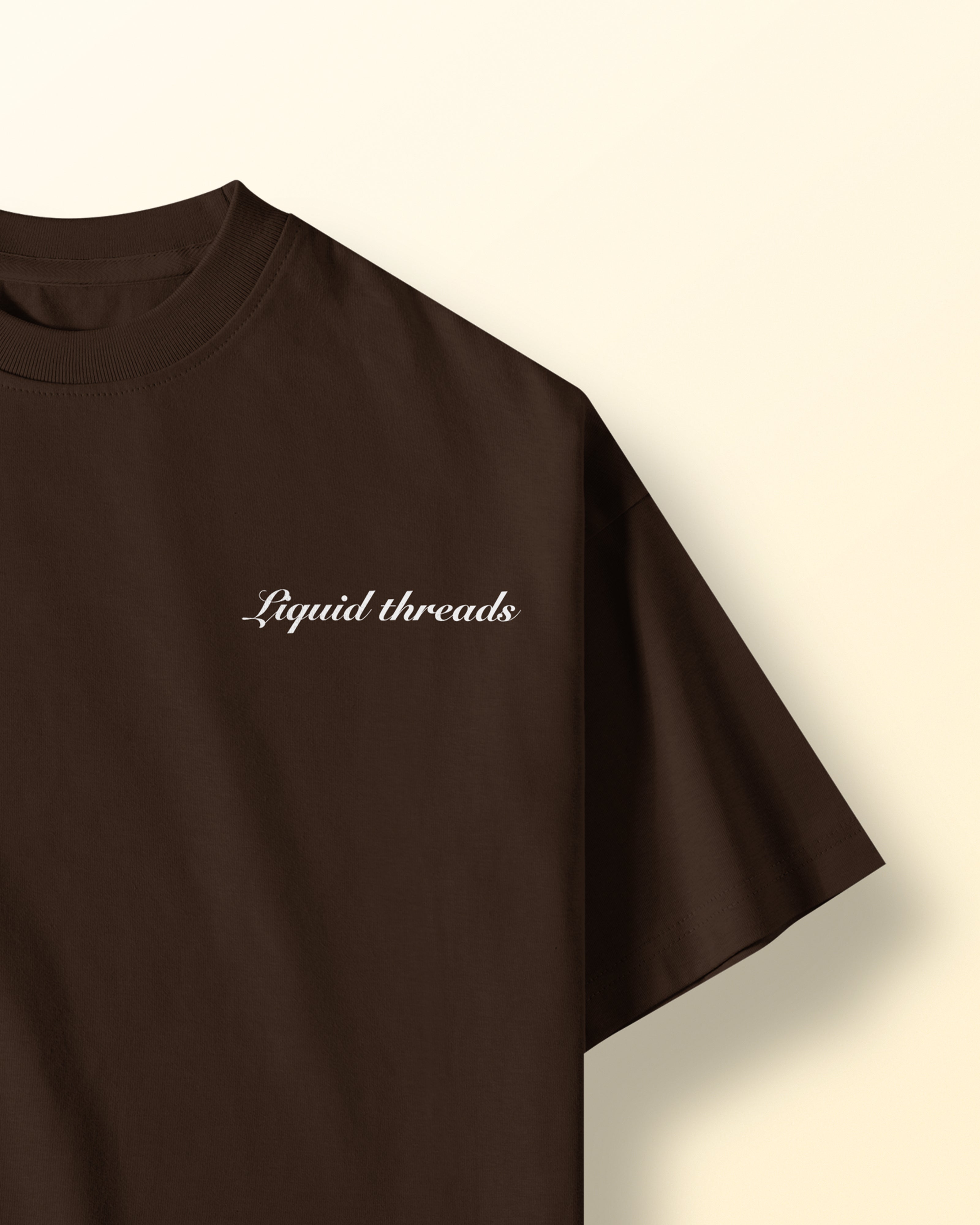 Mocha Basic Oversized T Shirt